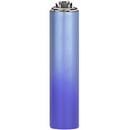 Feuerzeug Clipper Micro Metall-Cover, Blue Gradient bright