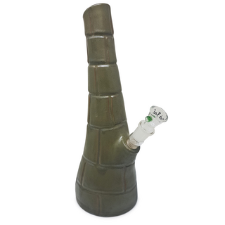 Keramik-ICE Bong by Jaxels Art, 32cm, Olive Fresh ICE, NS 18