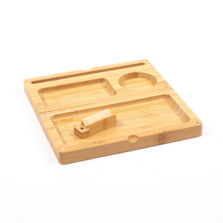 Bamboo Rolling Tray Back-Flip (Box), 22 x 12 x 4 cm