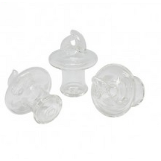 Carb Cap Ufo swirl klar, h 45mm