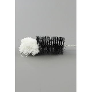 Brste Nylonborste, schwarz mit weiem Wollkopf, 75 cm,...