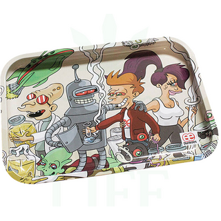 Dunkees Rolling Tray Metall , Special Delivery - Futurama, Large, 30x20cm