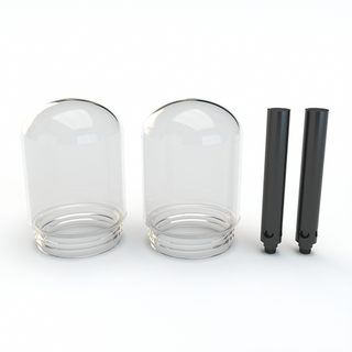 Stndenglass Gravity Bong, Small Globe Kit, 2 Stk Ersatzglser, 470ml, inkl Downtubes