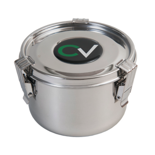 CVault Edelstahl-Container 0,5 lt, fr 28g, 10x6,8cm