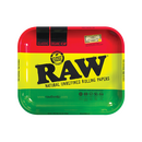 RAW Metal Rolling Tray, Raw Rasta, Large 34 x 27,5cm