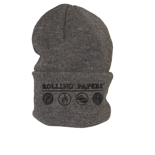 RAW x Rolling Papers Beanie, Grey