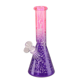 BlackLeaf Ice-Beaker Sandblast Violett, 25cm, WS 7mm, NS18/14,