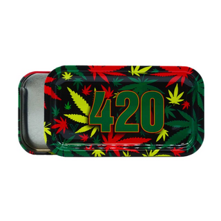 Syndicase Tin Box 2.0, Bauschale im Deckel, 420 Rasta