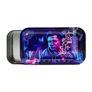 Syndicase Tin Box 2.0, Bauschale im Deckel, Elon Musk -...