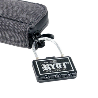 Ryot Krypto-Kit, Transportasche Smellsafe, 105x67x25mm, Schwarz