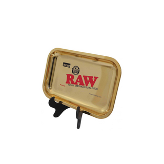 RAW limited 18ct Gold Rolling Tray, 18kt-GOLD plated, Medium 27,5x17,5cm