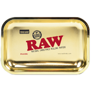 RAW limited 18ct Gold Rolling Tray, 18kt-GOLD plated, Medium 27,5x17,5cm