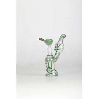 DuoGlass Hand-Bubbler, Leaf, 290g, 21cm