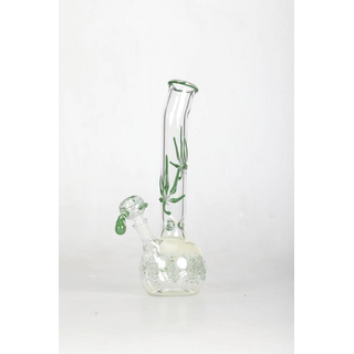 DuoGlass, Leaf Bong, Ice, ohne Kickloch, 340gr, h 31cm, dm 90/30mm, NS 14,5mm