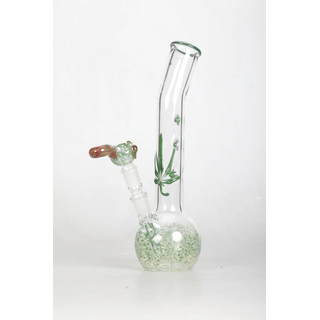 DuoGlass, Leaf Bong, Ice, ohne Kickloch, 560gr, h 34cm,...