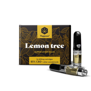 Happease - 85% CBD Cartridge, 2 pc,  600mg, Lemon Tree (SuperLemonHaze))