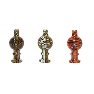 Privileged Lungs Long Necked Bubble Carb Cap, Quartzglas,...