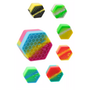 Heisenberg Silikon Container Hexa, 5x5x3cm, diverse Farben
