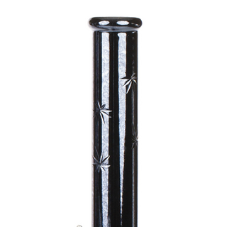 GraceGlass slim Beaker elektro coat Leafs silver, 32m, N18/14, 40mm, WS 5mm, heavy Base