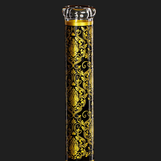 Grace Glass Beaker Golden Rituals, 43cm, NS18,  50mm, WS 7mm, heavy Base