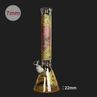 Amsterdam heavy Beaker Gold Line, 42cm, NS18,  50mm, WS...