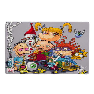 Dunkees Silikonmatte, Kids will be Kids, 28x44 cm