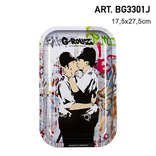 G-ROLLZ & Banksy´s Rolling Tray Metall, Cop on Copr,...