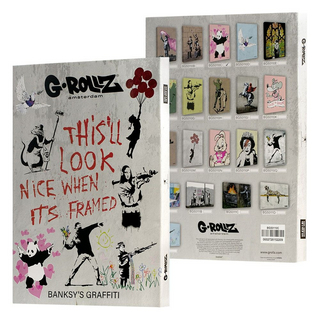 G-ROLLZ printed Canvas, Banksys Graffiti,  BULLETPROOF DOVE, diverse Grssen