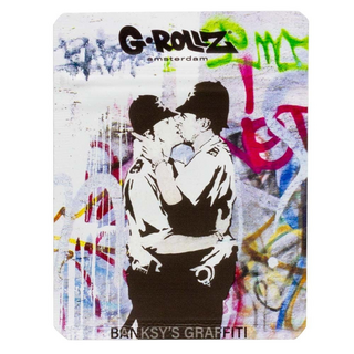 G-ROLLZ x Banksy, Smell-Proof Baggies, 65 x 85 mm, Cop on...