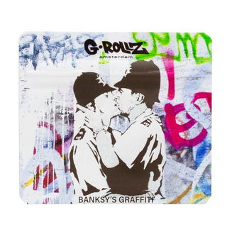 G-ROLLZ x Banksy, Smell-Proof Baggies, 90 x 80 mm, Cop on...