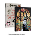 G-ROLLZ printed Canvas, Banksys Graffiti,  CHURCH OF...