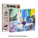 G-ROLLZ printed Canvas, Banksys Graffiti,  BULLETPROOF...