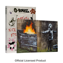 G-ROLLZ printed Canvas, Banksys Graffiti,  SEASONS...