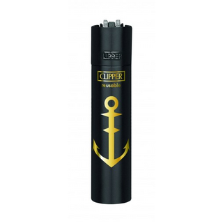 Feuerzeug Clipper METALL, Sailor Laser, Anker