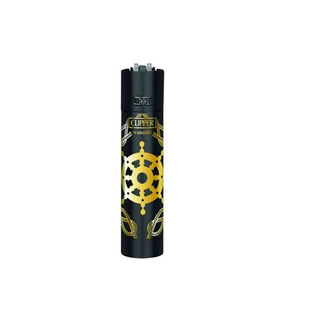 Feuerzeug Clipper METALL, Sailor Laser, Steuerrad