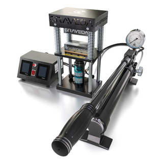 VERLEIH Graveda Graspresso EPIC - 15T Rosin Press mit Druckanzeige (Manometer)