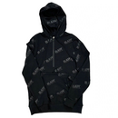 RAW RAWlers Hoody, Black on Black, Size S - XXL