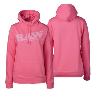 RAW Hoody Girl Pink, Frontprint, Size XL