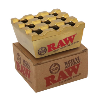 RAW Regal Ashtray, Metall, gold, wind-resistant, 8 x 8 x...