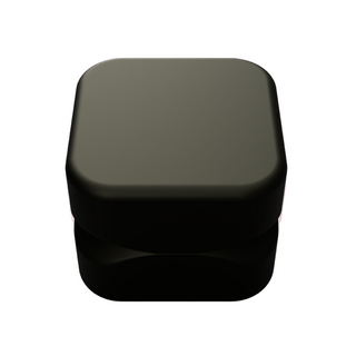 Krush Kube Grinder 3.0, 3-teilig, eloxiertes Aluminium,  55mm, H 45mm, schwarz