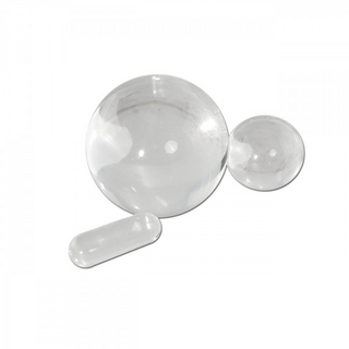 Quarz Marble Set klar für Terp Slurper, 2x Kugel  Ø 20/12...