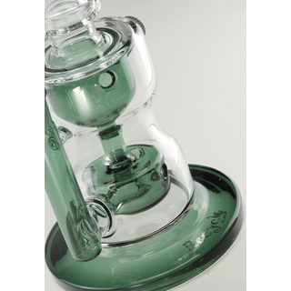 Blaze Recycler/Incycle Bubbler Sanduhr H 250mm NS 14, teal