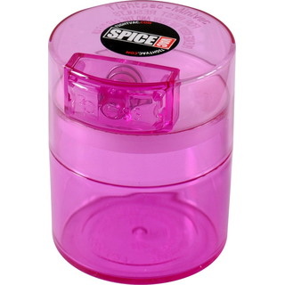 TightVac SpiceVac 0,12 lt, pink tint, geruchsdichte Vorratsdose, mit Streu-Einsatz