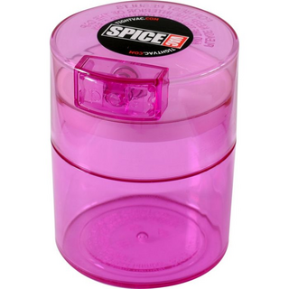 TightVac SpiceVac 0,29 lt, pink tint, geruchsdichte Vorratsdose, mit Streu-Einsatz