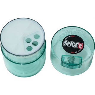 TightVac SpiceVac 0,12 lt, teal tint, geruchsdichte Vorratsdose, mit Streu-Einsatz