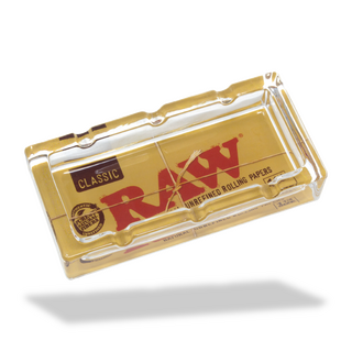 Raw Glass Ashtray Classic Pack 15,5 x 7,5 x 3 cm, Aschenbecher