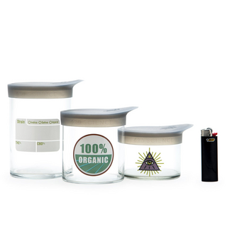 Wide mouth Soft Pop Jar, 420 Sience  Hello my strain...