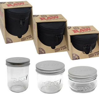 RAW Smell Proof Cosy & Jar, Mason Jar in lockable...
