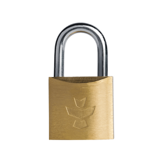 Revelry Padlock Luggage Lock, Gepck-Schloss, Brass & Steel, 24x42x10mm,  4mm
