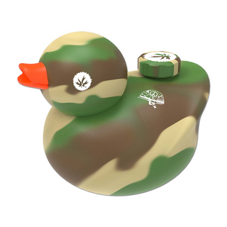 PieceMaker Kwack Silikonbong, 130x110x95mm , Bade-Ente, CAMO